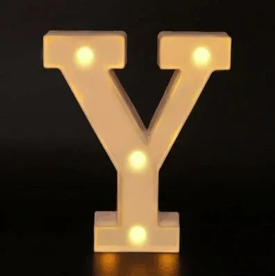 Illuminated LED Alphabet Letter Light - Stylish Decor