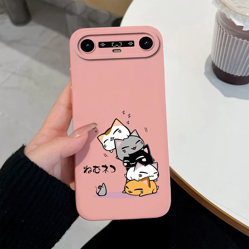 Trend Love Heart Soft Silicone Phone Case - Premium Anti-Drop Protection in Smooth Liquid Finish