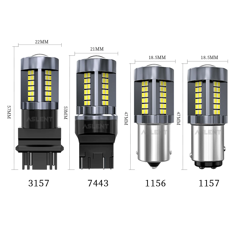   Ĺ ȣ, ĵ ڵ ׼ DRL, 2X 7443 W21/5W T25 3157 LED P21W BA15S BAU15S PY21W 1157 BAY15D P21/5W