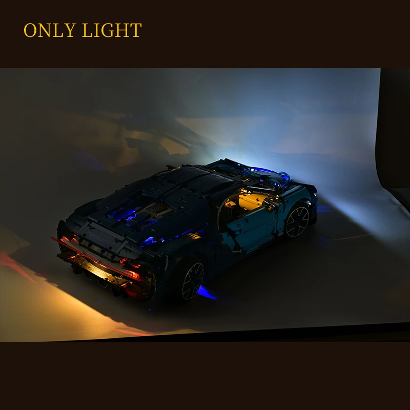 Led Light Up Set for 42083 Bugatti Chiron Car Building Blocks