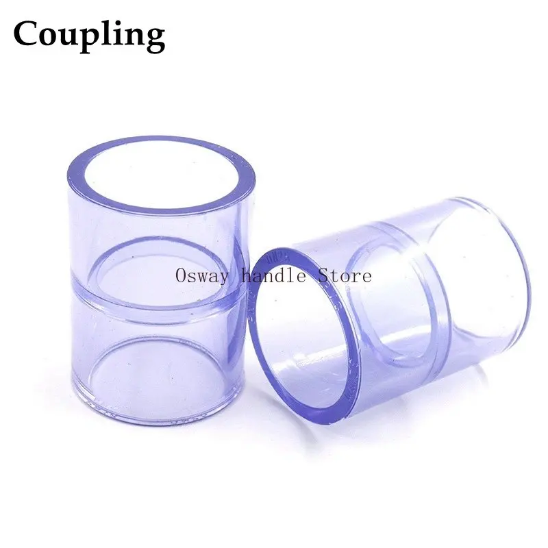 1pc 20 ~ 50mm BlueTransparent U connettori per tubi in PVC giardino acqua acquario serbatoio di pesce raccordi per tubi di drenaggio accessori