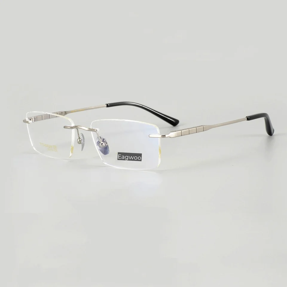 Occhiali Da Vista Senza Montatura Di Alta Qualità. Montatura ID In Titanio Puro. Nuovi Occhiali Premium Selezionati. Occhiali Da Vista Da Donna. A Farfalla. Dorati E Neri. Moda Classica. - Italia - Foto 9