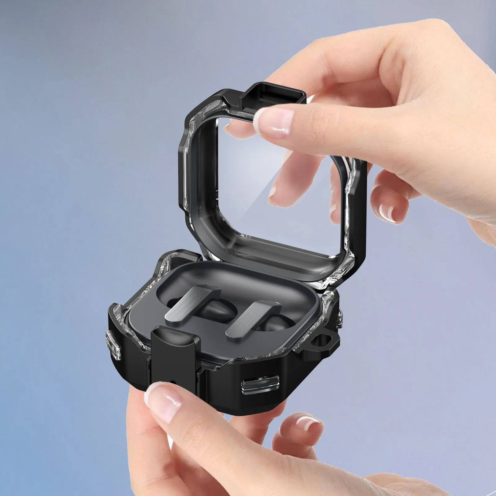 Rugged Shockproof Protective Case with Lock