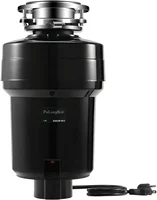 Disposals with Sound Reduction, Continuous Feed Food Waste Disposer for Kitchen Sink, Power Cord Included, Black, HR-7A-TL 1