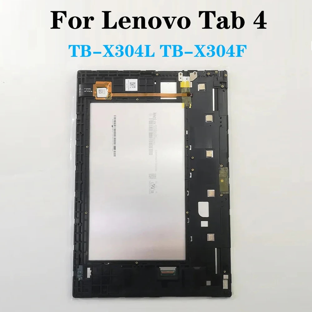 

Original For Lenovo Tab 4 TB-X304L TB-X304F TB-X304N/X X304 LCD Display Touch Screen Panel Digitizer Assembly with Frame