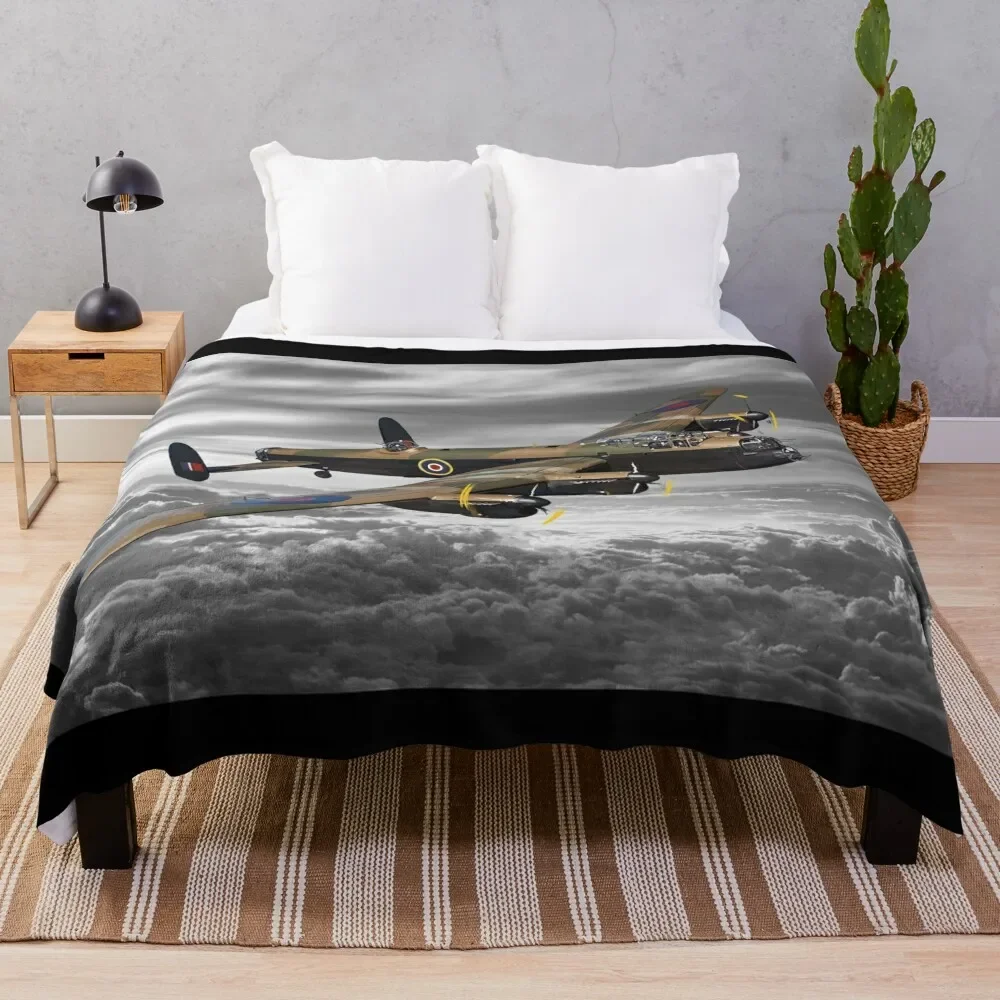 Coperte Da Letto Di Design Di Lusso Vintage Avro Bat Throw Blanket