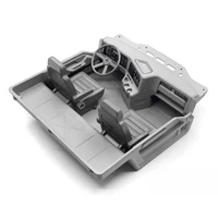 Cchand Cabin Interior for TRX-6 Ultimate RC Hauler Flatbed Trailer 1/10 scale RC Truck 1