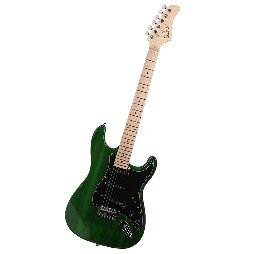 Glarry GST Electric Guitar Kit with Black Pickguard