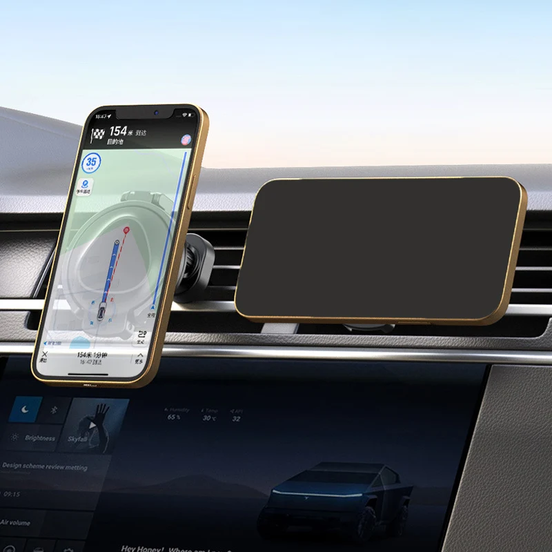 자석 차량 컵 홀더 에어 아울렛 벤트 음료 브래킷 접이식 차량 거치대 전화기 물병용 안정적인 자동차 정리함