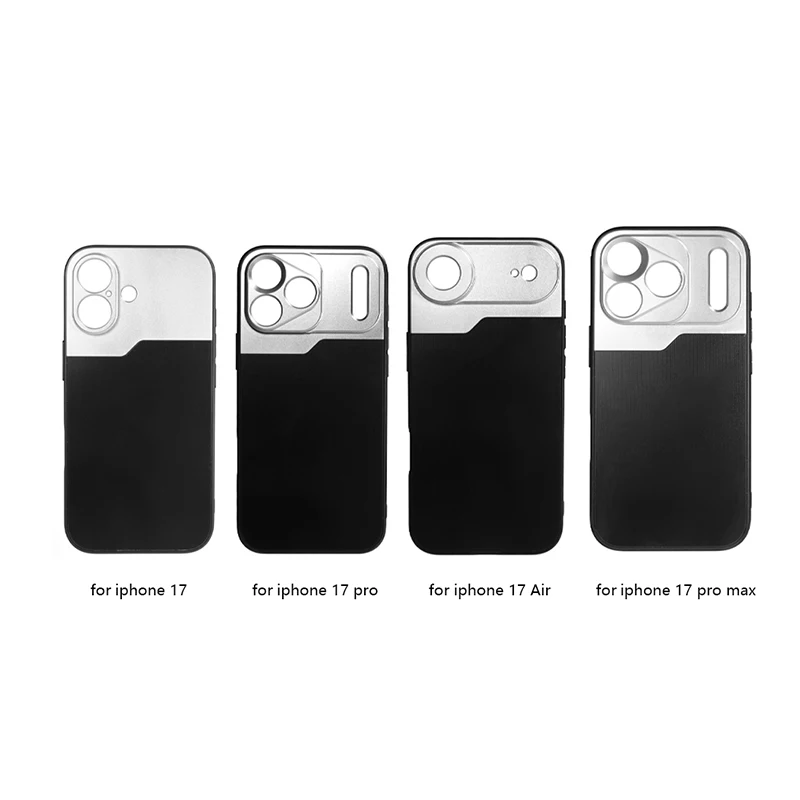 17mm Thread Lens Phone Frame Mobile Phone Case Protective Cover iPhone 17 Pro Max / 17 Pro / 17 / Air