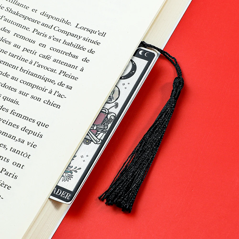 1pc Innovative Stainless Steel Bookmarks For Bookworms Book Lovers Women Gift