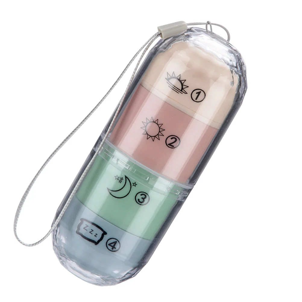 

Waterproof Color Box Pocket Holder Container Case Medicine Storage Organizer Containers Pp Travel Supplies