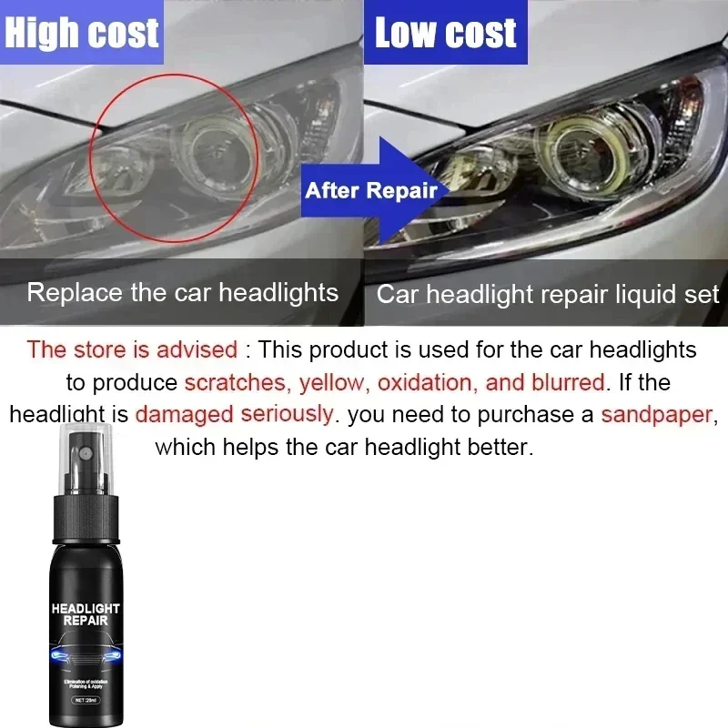 Universal maintenance fluid for car headlights, heat-resistant, long-lasting protective maintenance, repair agent update,new 6