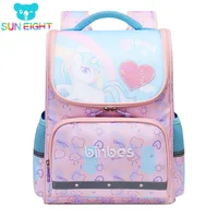 SUN EIGHT NEW Children Orthopedic School Backpacks Cartoon Pattern School Bags 1200D High Density Waterproof Fabric Foldable Gir 1