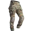G3 Combat Pants +Pads Elastic Sport Pant Tactical Gear CP Climbing Camo Outdoor Tactic Pants Airsoft Cargo Casual Work Trouser 1