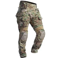 G3 Combat Pants +Pads Elastic Sport Pant Tactical Gear CP Climbing Camo Outdoor Tactic Pants Airsoft Cargo Casual Work Trouser 1
