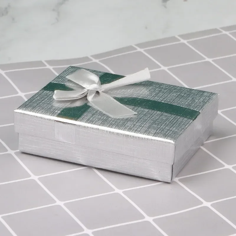 Velvet Metal Necklace Holder and Cardboard Jewelry Gift Box with Butterfly Bow – Sponge... - SKU VMNH1054 - UGI Packaging