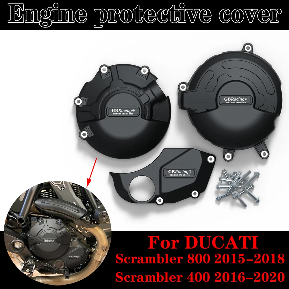 Engine cover Protection case For GB Racing For Ducati Scrambler 800 2015- Scrambler 400-Motorcycles