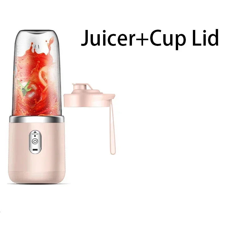 Wireless Mini Electric Juicer Multifunctional Blending Juice Cup USB Rechargeable Fruit Automatic Smoothie Blender_voghion.com