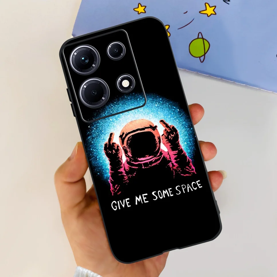 Black Silicone Cute Cat Cartoon Painted Case - Fashionable Protective Bumper Cover