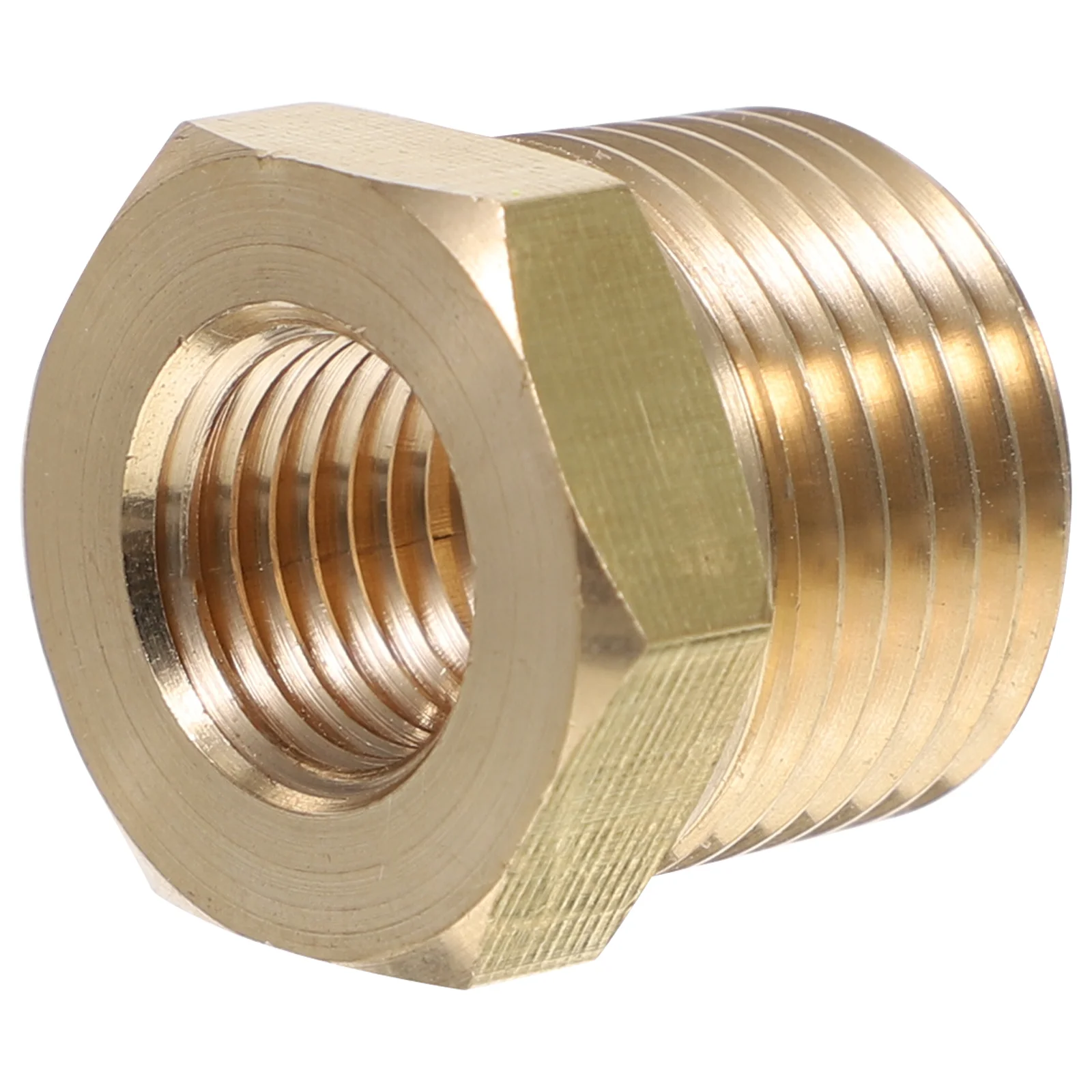 

Reducing Pipe Fittings Hose Adapter 1/2" X 1/4" Reducer Bushing to Garden Connectors Quick 304 Stainless Steel Hex Male Female