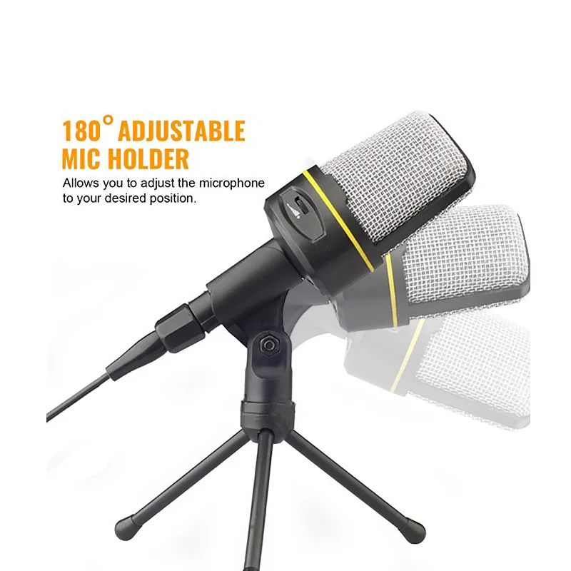 New Style Microfono Professional Condenser Mic Sf 920 Microphone For Streaming With Adapter Computer