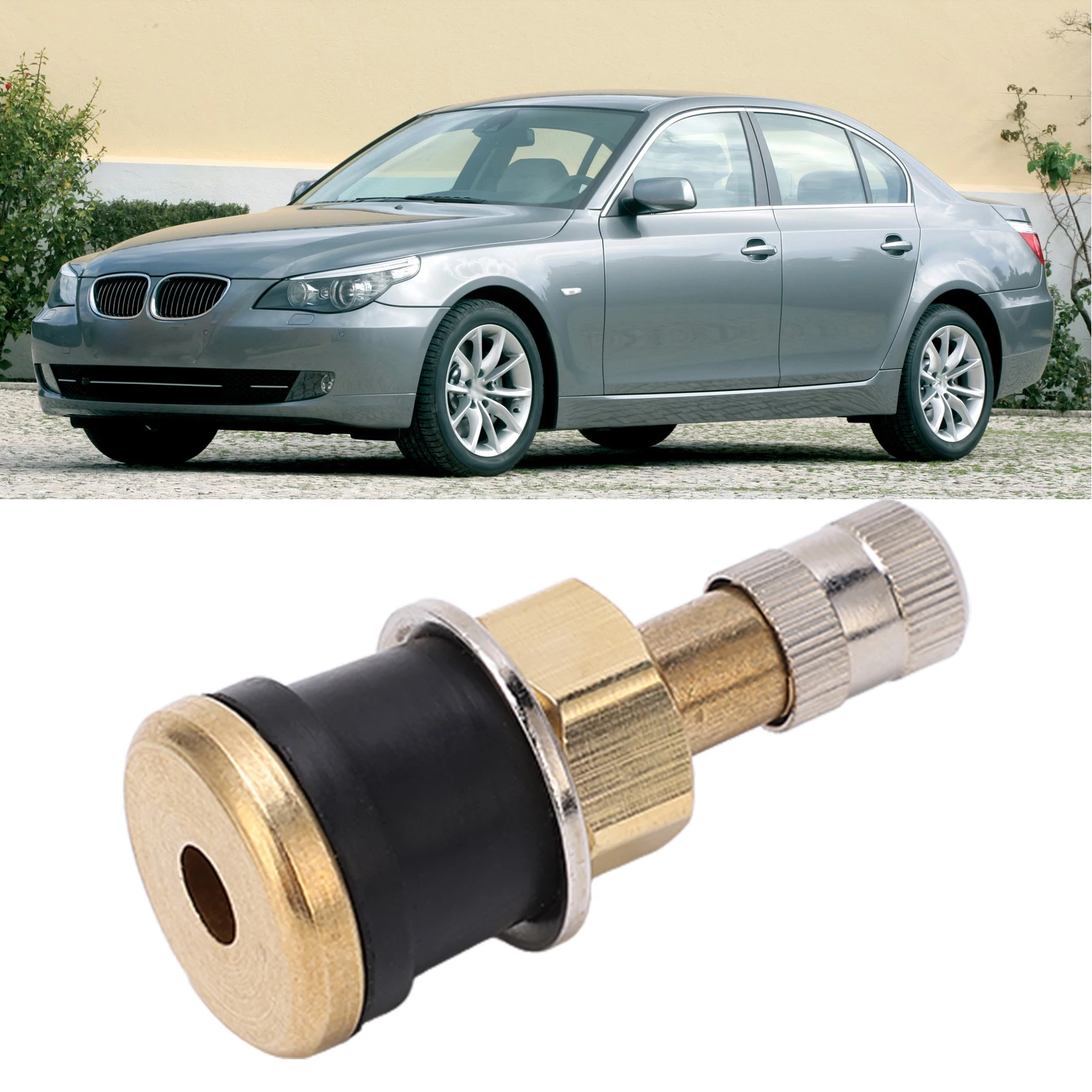 10개 황동 밸브 스템 TR501 고강도 튜브리스 트럭 밸브 스템(0.625인치 밸브 구멍용)