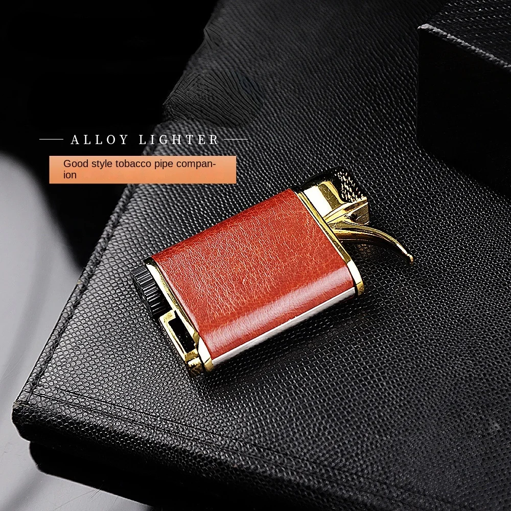 Men's Lighter For Costustoot Portable Smoking Pipe Inflatable Cigarette Lighter Windproof Cigar