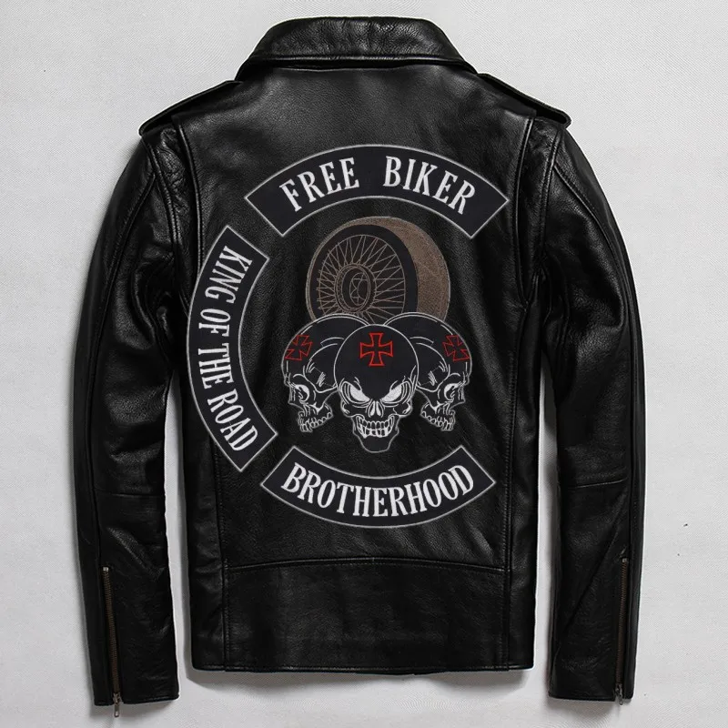 Split Patch Motorcycle Jacket 4Pieces/Lots MotoPATCHES BROTHERHOOD Mororcycle Embroidery Iron on ...
