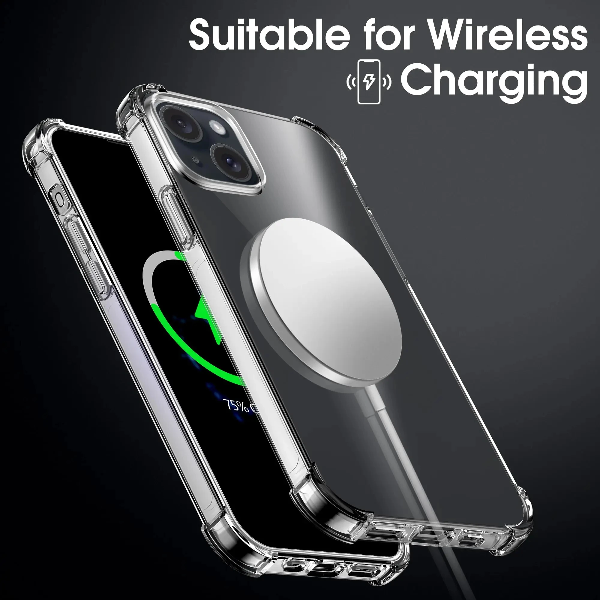 Shockproof Transparent Silicone Phone Case - Clear Protective Accessory