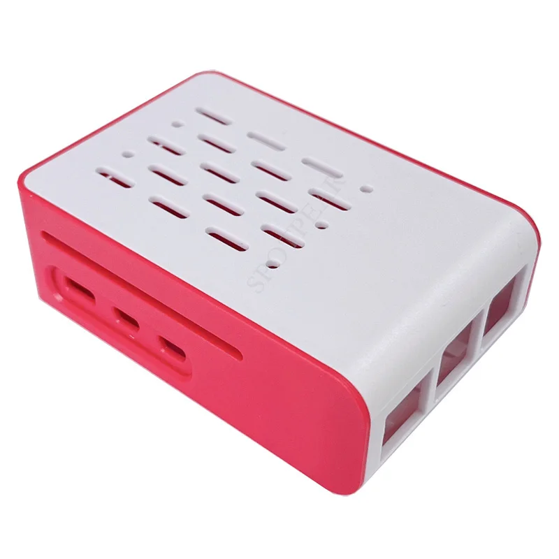 Enhanced Raspberry Pi Cooling Case - Red-White Design