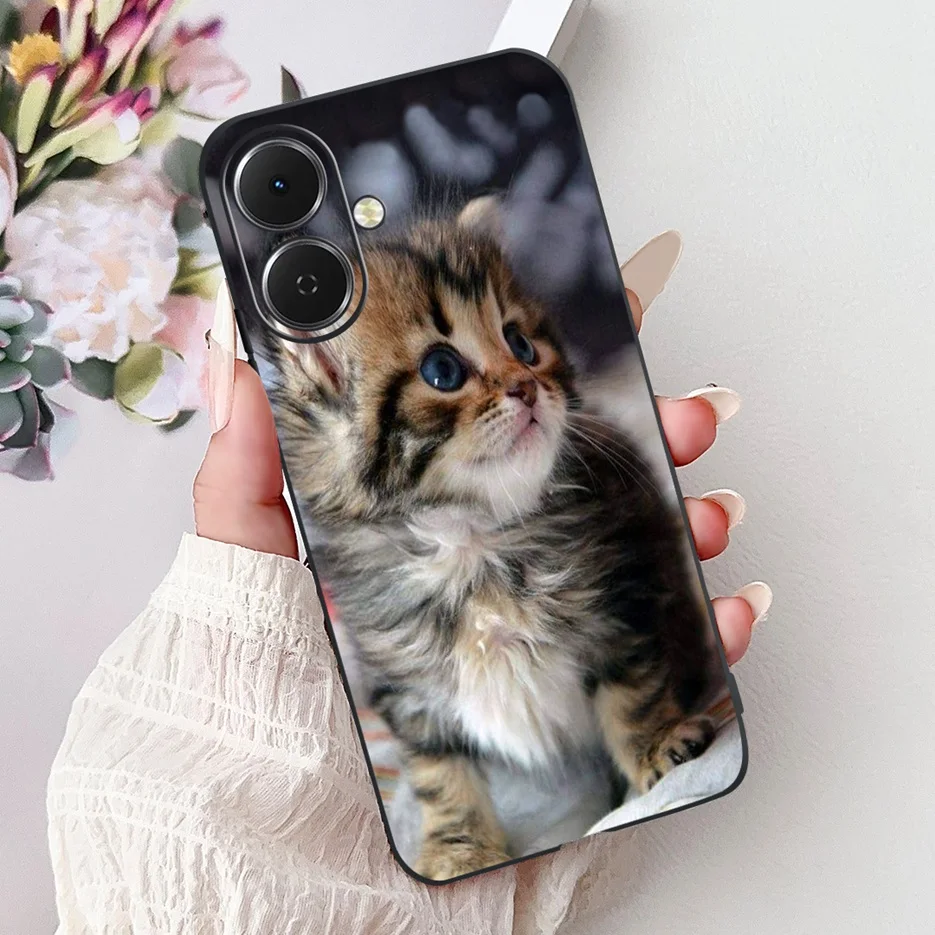 Stylish Painted Soft Silicone Phone Case - Vibrant Design Back Cover