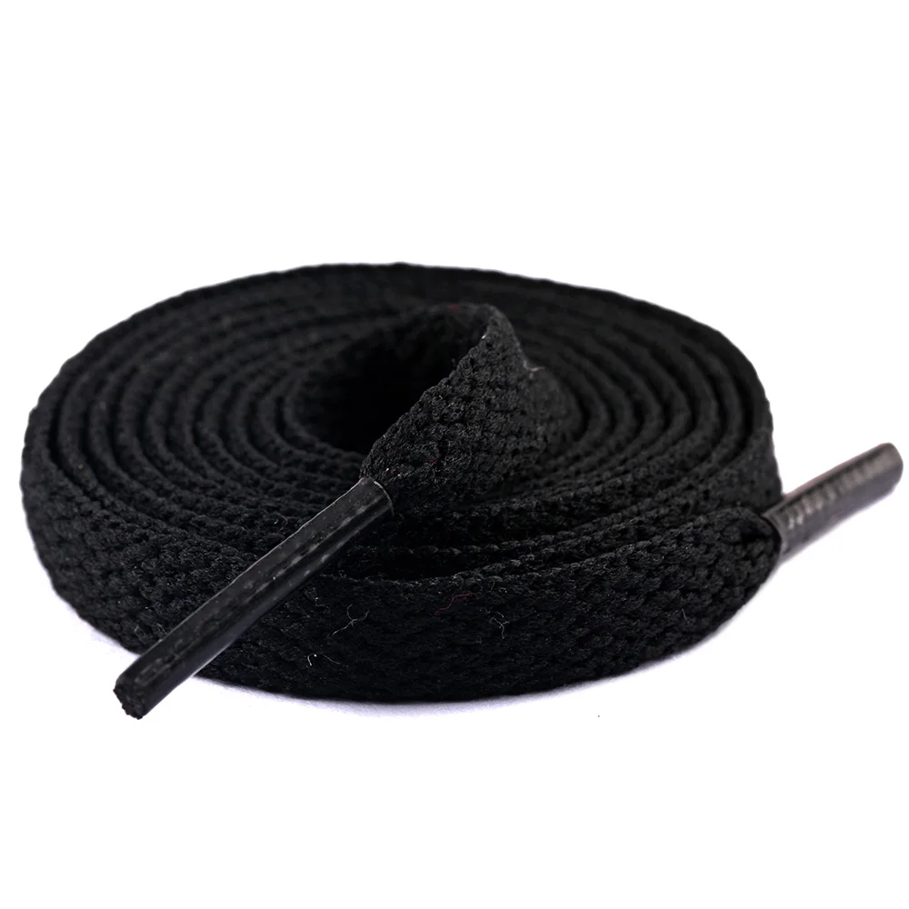 1 par de cadarços planos para tênis, 26 cores, cadarços de tecido, branco, preto, cadarços de bota para sapatos, cadarços macios clássicos_voghion.com