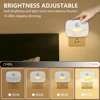 LED Night Light EU Plug In Smart Motion Sensor Light 220V Wall Lamp for Home Aisle WC Hallway Stair Kitchen Bedroom Night Lamp 5