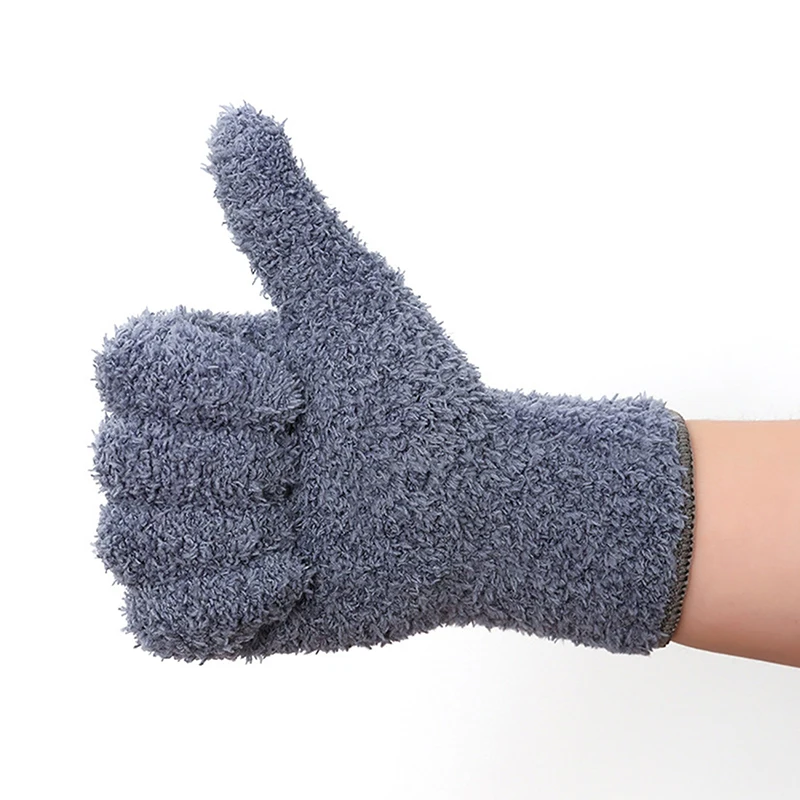 Microfibre Glove Touch To Clean Super Soft Dust Eating Washing Glove Mitt
