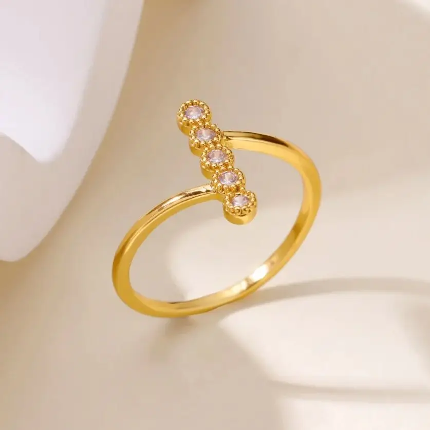 Vertical Ring Stainless Steel for Women