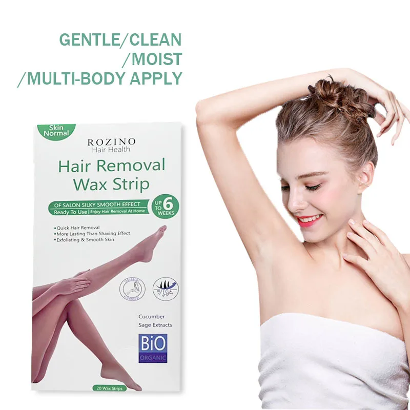 20pcs Waxing Paper Set Box Men and Women Full Body Leg Hair Hand Hair Wax Hair Removal Tool Single Piece 3