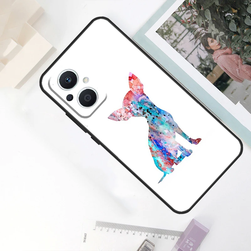 Chihuahua Floral Design Dog-Themed Phone Case