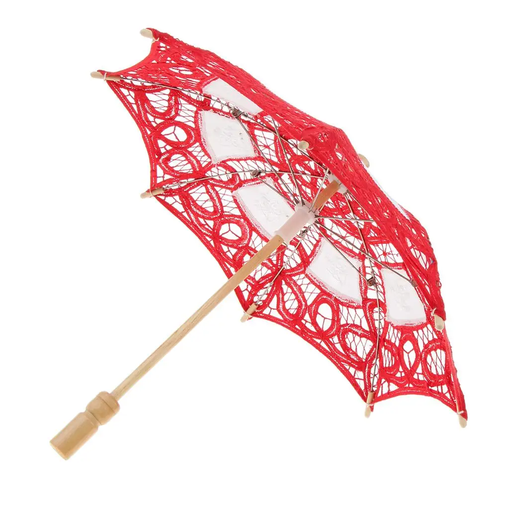 Romantic Mini Wedding Parasol Umbrella Dancing Party Fancy Dress 15"