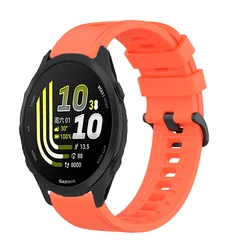 Silicone Sport Wristband Strap for Garmin Forerunner and Approach (Official orange)