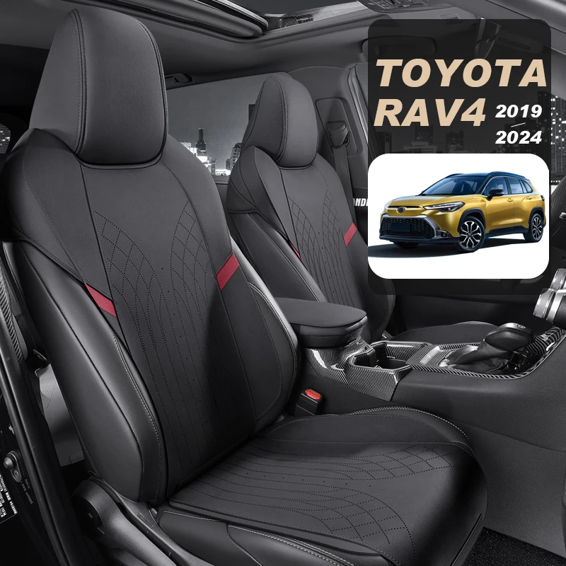 3D MAXpider KAGU Black Seat Back Protector | 19-24 Toyota Rav4 (Q1TY2541309)