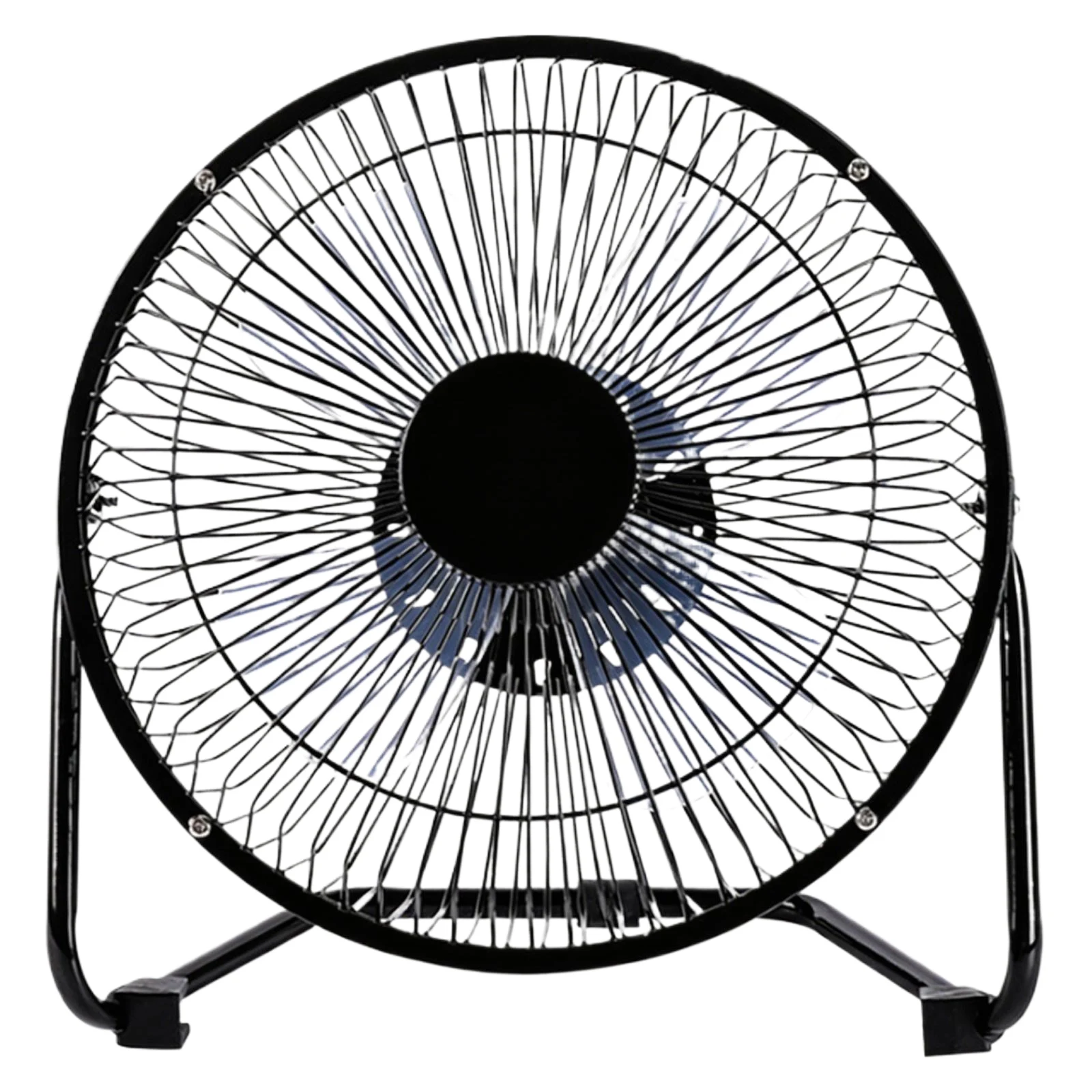 Adjustable 3-Speed Quiet Portable Metal Desk Fan with Tiltable Head and Strong Wind
