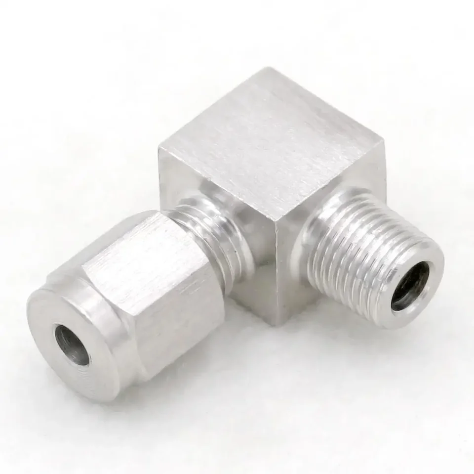 Fit Tube O/D 6mm -3/8" BSPT Elbow 304 Stainless Ferrule Pneuma Fit Tube O/ Fit Tube O/D 20mm -1/2" BSPT Elbow 304 Stainless Ferrule Pneum