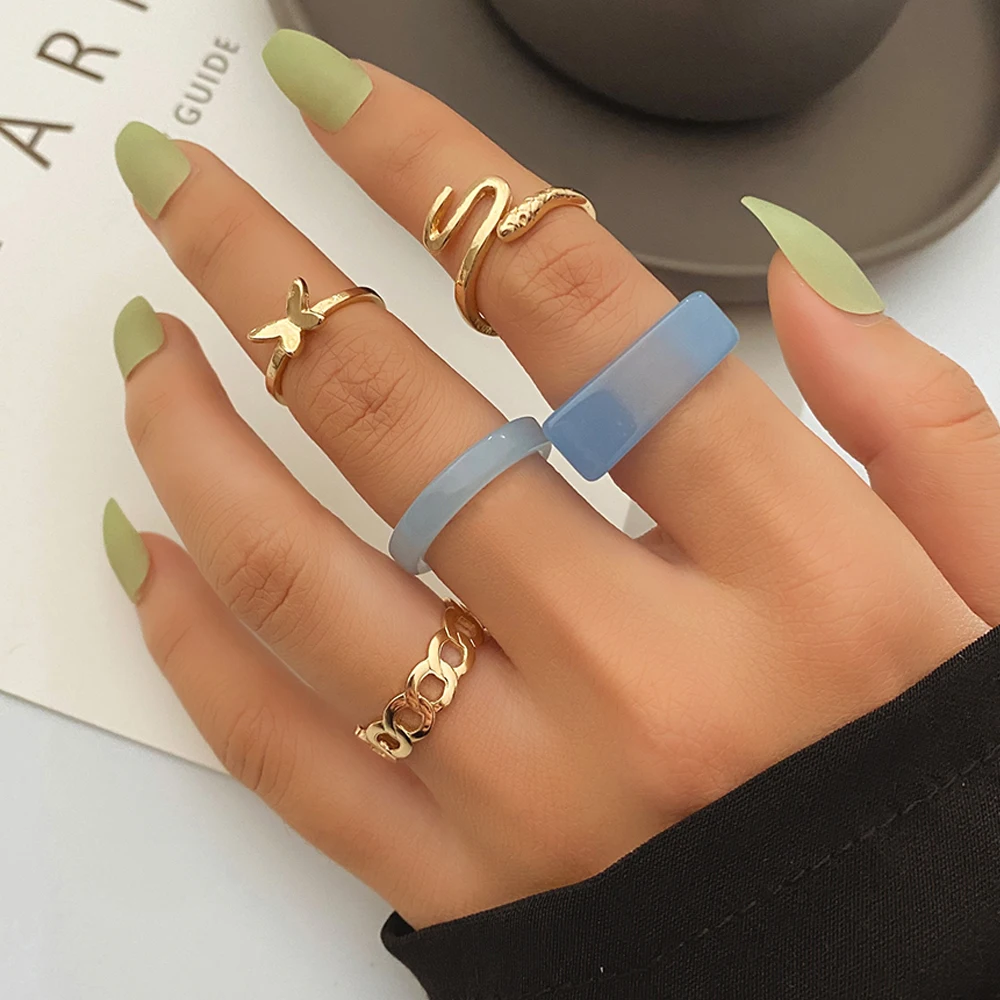 Gioielli Anelli In Resina 2021 Anello Artigianale Con Rosa Bianca