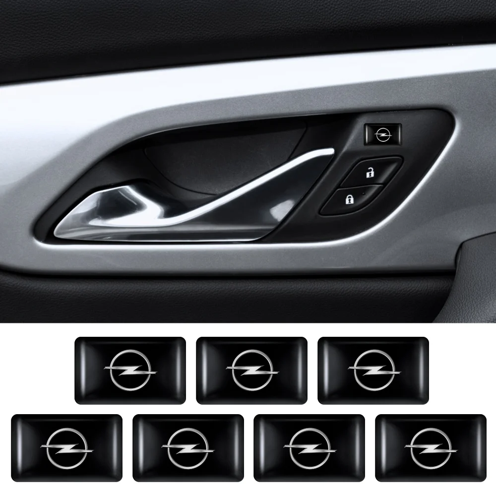 10pcs Car Interior Decoration Stickers Steering Wheel Badges For Opel