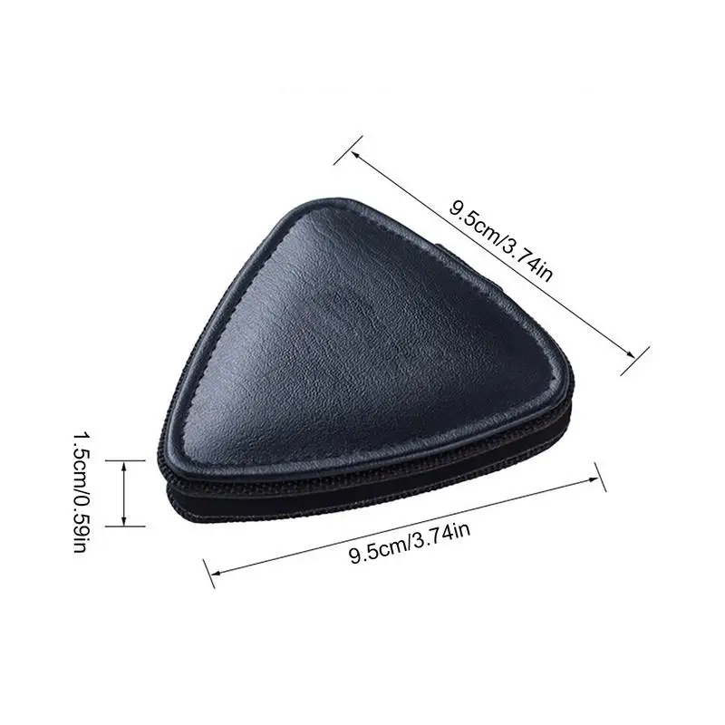 Guitar Pick Box Portable Picks Holder Case With 12pcs Picks Guitar Pick Display Case Plectrums Bag Accessories For