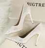 M dress Shoes Glitter Rhinestones Women Pumps Crystal Bowknot Satin Sandals Summer Transparent Shoes High Heels Party Prom Desig 4