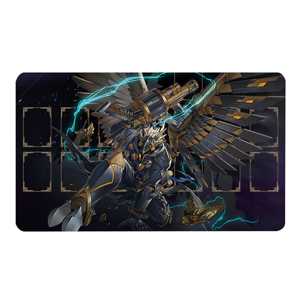 

Yu-Gi-Oh Holographic Tri-Brigade Shuraig the Ominous Omen Pad Paymat YGO Mat MTG KMC TCG OGC CCG YuGiOh Mat