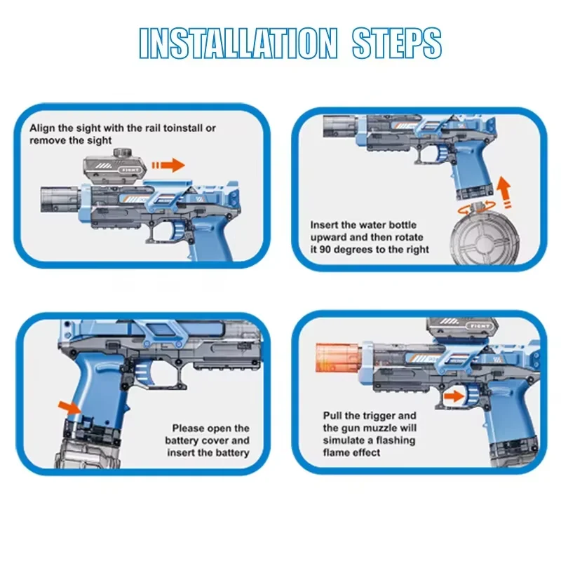 Elektrisch waterpistool automatische hogedruk water blaster_voghion.com