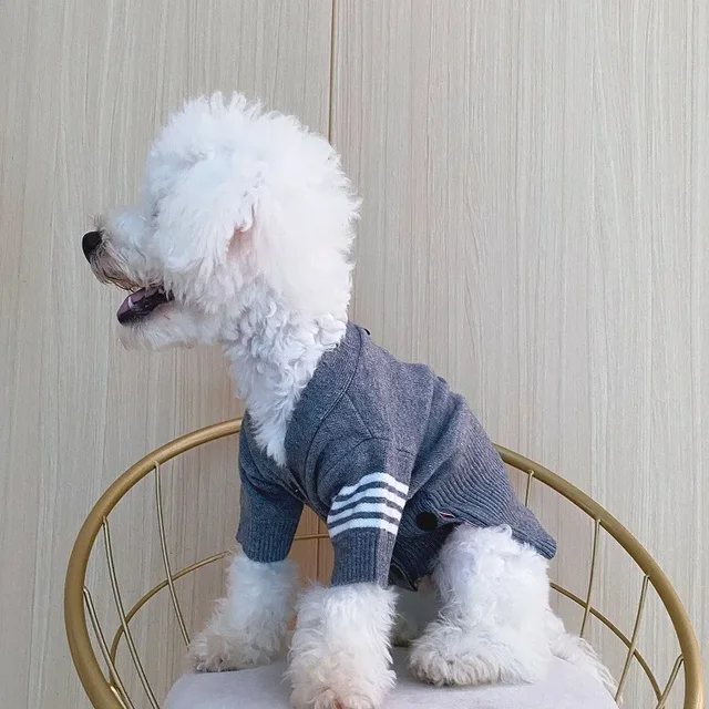 Trendy Knit Sweater Cardigan Dog Clothes Bear Shaped Cat Clothes From Cross-border Factory Wholesale Pet Clothing 4